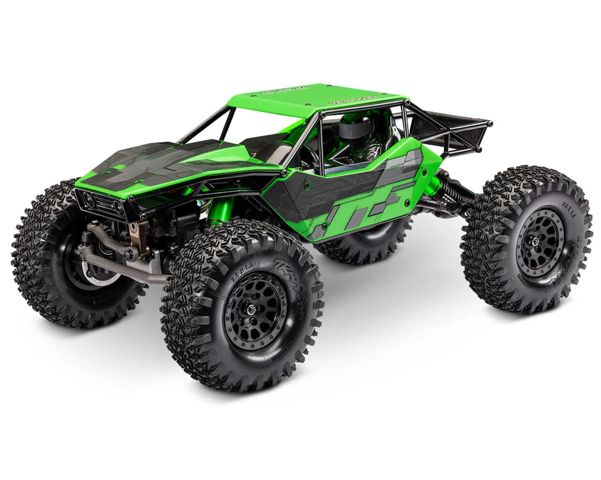 TRA120074-1GREEN Traxxas TXC-4M Extreme Crawler 1/18 4WD RTR Brushless Rock Crawler (Green) w/TQ 2.4GHz Radio, Battery & Charger