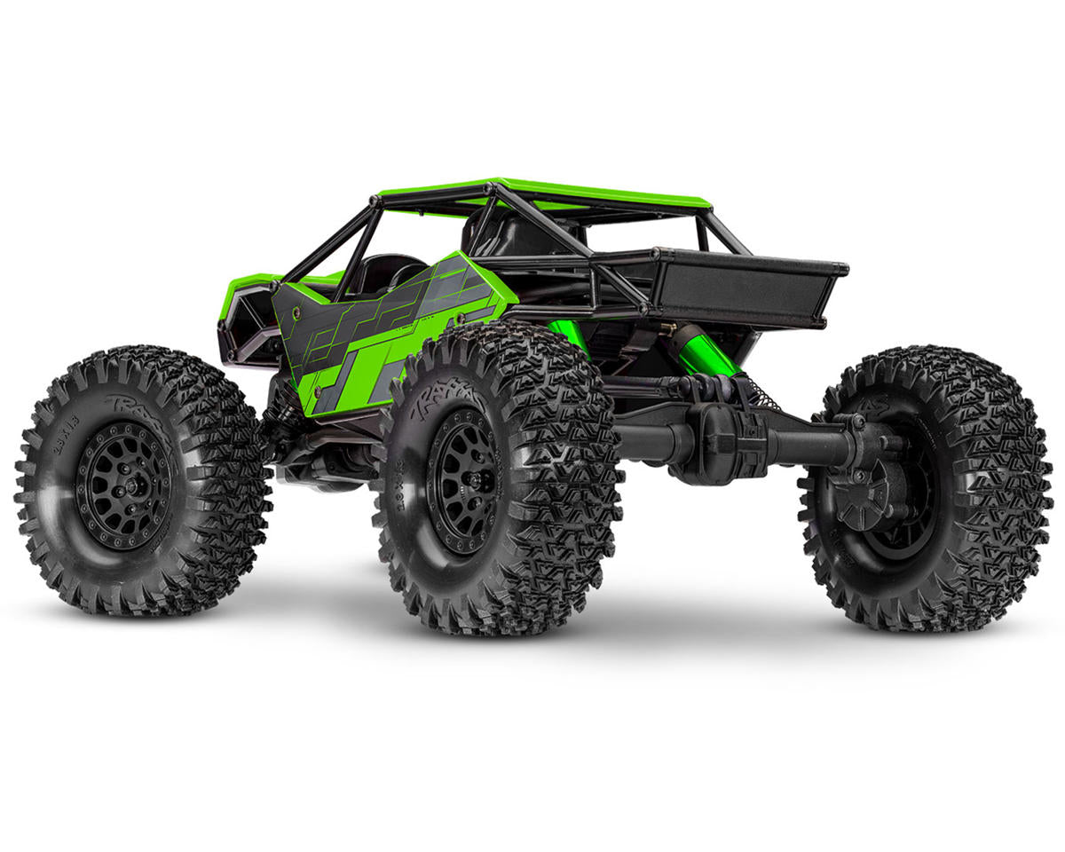 TRA120074-1GREEN Traxxas TXC-4M Extreme Crawler 1/18 4WD RTR Brushless Rock Crawler (Green) w/TQ 2.4GHz Radio, Battery & Charger