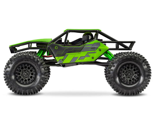 TRA120074-1GREEN Traxxas TXC-4M Extreme Crawler 1/18 4WD RTR Brushless Rock Crawler (Green) w/TQ 2.4GHz Radio, Battery & Charger