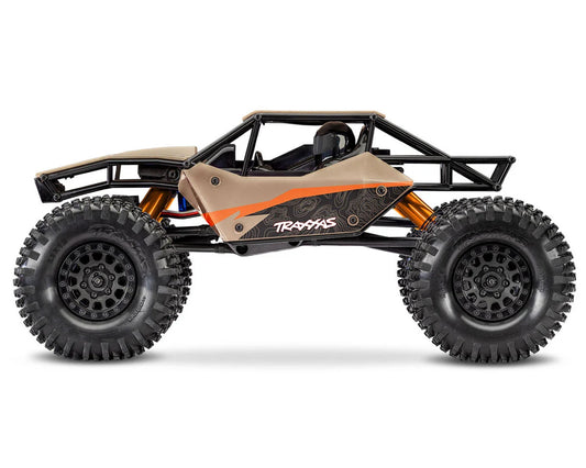TRA120074-1TAN Traxxas TXC-4M Extreme Crawler 1/18 4WD RTR Brushless Rock Crawler (Tan) w/TQ 2.4GHz Radio, Battery & Charger
