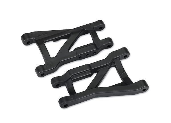 TRA2750A Traxxas Suspension arms, black, rear, heavy duty (2)