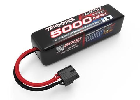 TRA2889X Traxxas 5000mAh 4S 14.8V 25C LiPo iD Plug Soft Case (Long)
