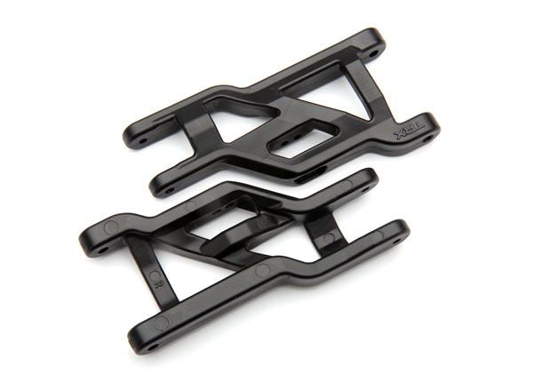 TRA3631X Traxxas HD Cold Weather Front Suspension Arm Set (Black)