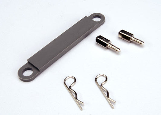 TRA3727A Traxxas Battery Hold Down Plate (Grey)