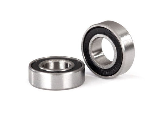 TRA5118A Traxxas 8x16x5mm Ball Bearing (2) Black Rubber Sealed