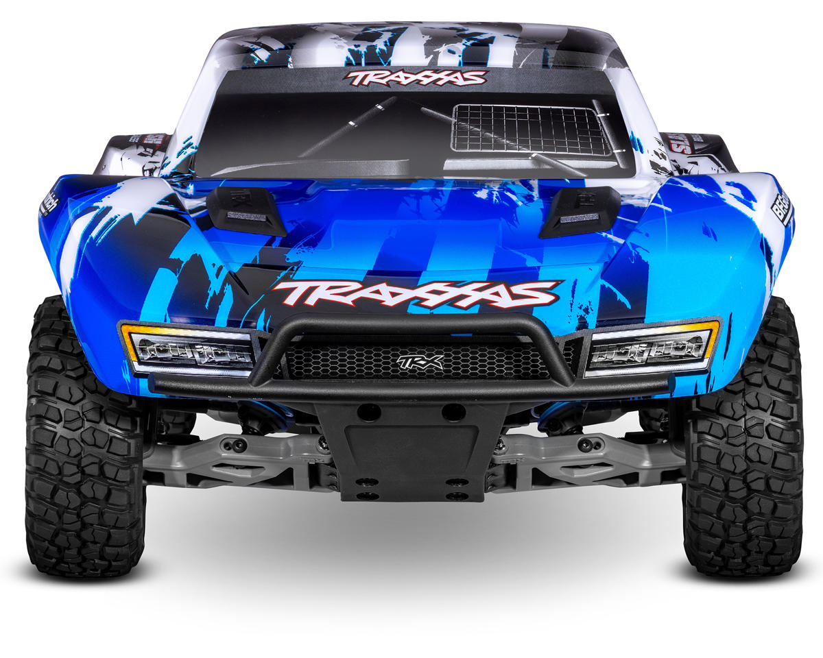 TRA58434-4BLUE Traxxas Slash VX3 1/10 RTR 2WD Brushless Short Course Truck (Blue) w/VX3 ESC, TQi Sport 2.4GHz Radio & TSM