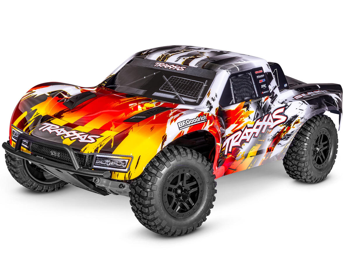 TRA58434-4RED Traxxas Slash VX3 1/10 RTR 2WD Brushless Short Course Truck (Red) w/VX3 ESC, TQi Sport 2.4GHz Radio & TSM