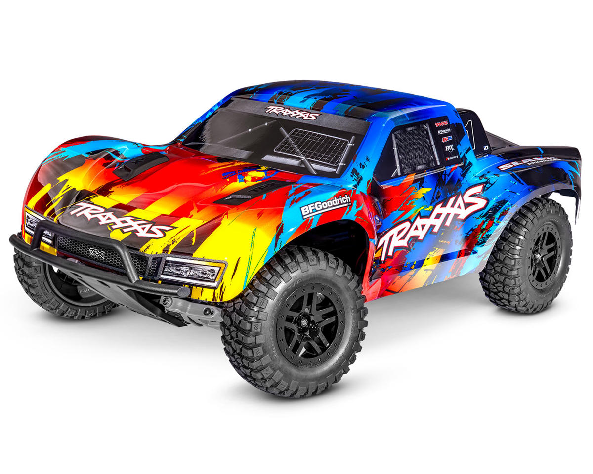 TRA58434-4RNRX Traxxas Slash VX3 1/10 RTR 2WD Brushless Short Course Truck (Rock n Roll) w/VX3 ESC, TQi Sport 2.4GHz Radio & TSM (Copy)