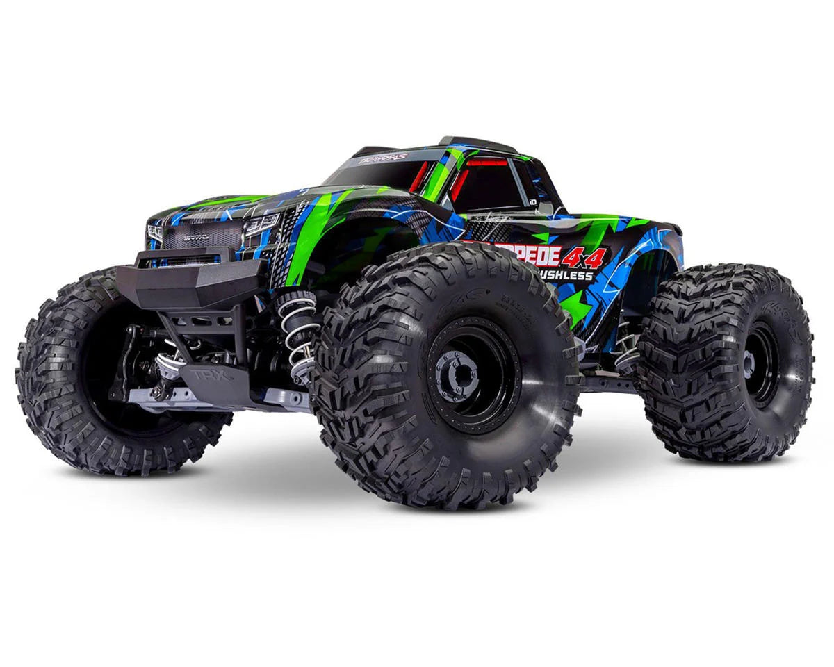 TRA67454-4GREEN Traxxas Stampede 4x4 VX3 1/10 RTR 4WD Brushless Monster Truck (Green) w/VX3 ESC, TQi Sport 2.4GHz Radio & TSM