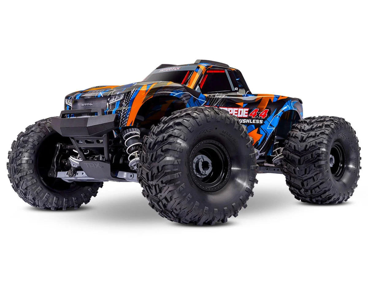 TRA67454-4ORANGE Traxxas Stampede 4x4 VX3 1/10 RTR 4WD Brushless Monster Truck (Orange) w/VX3 ESC, TQi Sport 2.4GHz Radio & TSM