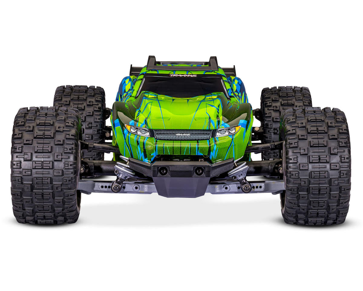 TRA67464-4GREEN Traxxas Rustler 4x4 VX3 1/10 RTR 4WD Brushless Stadium Truck (Green) w/VX3 ESC, TQi Sport 2.4GHz Radio & TSM