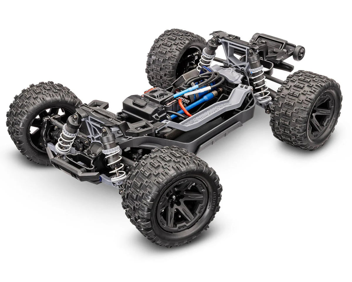 TRA67464-4RED Traxxas Rustler 4x4 VX3 1/10 RTR 4WD Brushless Stadium Truck (Red) w/VX3 ESC, TQi Sport 2.4GHz Radio & TSM