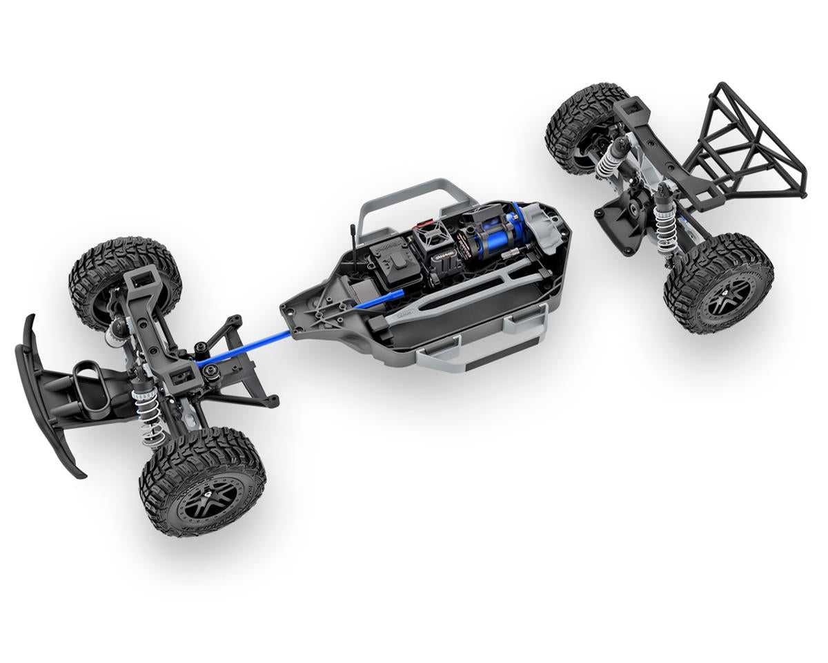 TRA68454-4BLACK Traxxas Slash 4x4 VX3 1/10 RTR 4WD Brushless Short Course Truck (Black) w/VX3 ESC, TQi Sport 2.4GHz Radio & TSM