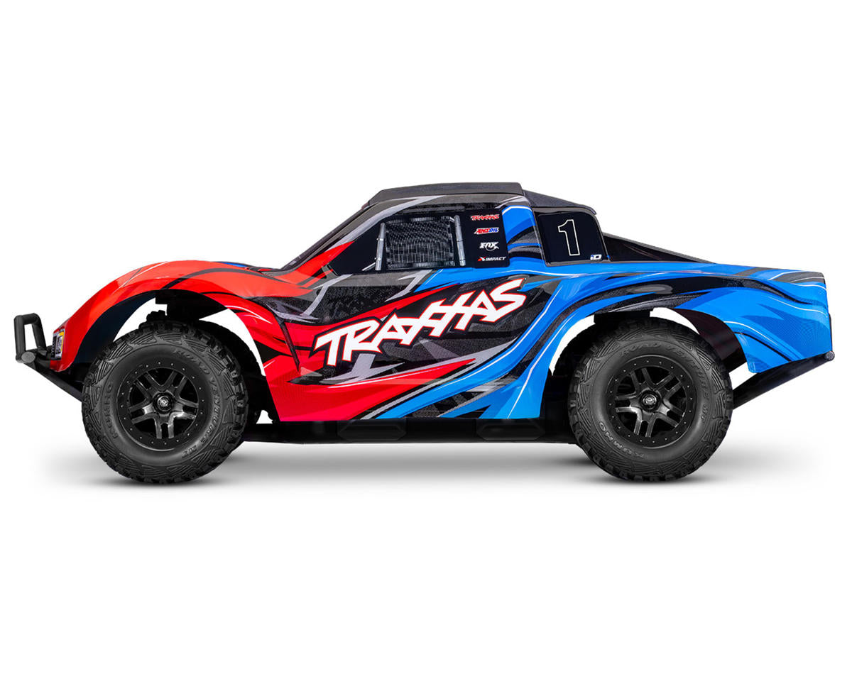TRA68454-4RED Traxxas Slash 4x4 VX3 1/10 RTR 4WD Brushless Short Course Truck (Red) w/VX3 ESC, TQi Sport 2.4GHz Radio & TSM