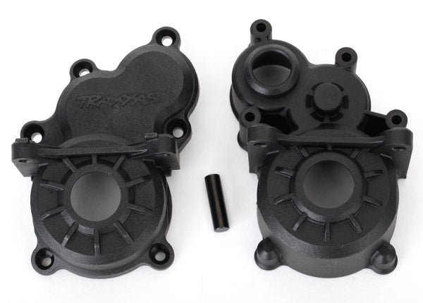 TRA8691 Traxxas Gearbox Halves (Front & Rear)/ Idler Gear Shaft