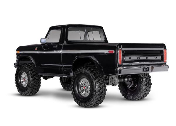 TRA92144-4BLACK Traxxas TRX-4 1/10 4WD RTR Scale & Trail Rock Crawler w/Ford F-150 Truck Body (Black) w/XL-5 HV ESC & TQ 2.4GHz Radio