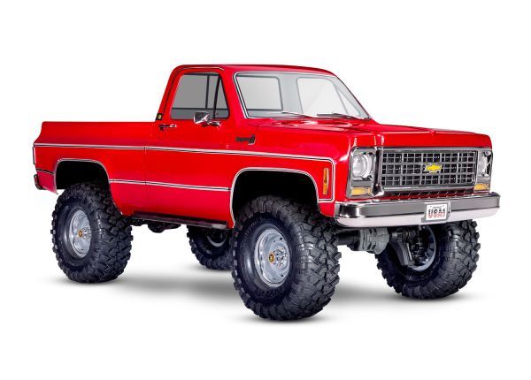 TRA92154-4RED Traxxas TRX-4 1/10 4WD RTR Scale & Trail Rock Crawler w/1979 Chevrolet K10 Truck Body (Red) w/XL-5 HV ESC & TQ 2.4GHz Radio