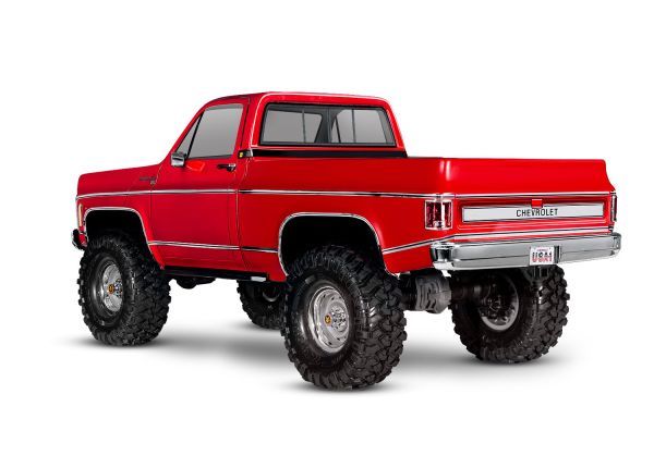 TRA92154-4RED Traxxas TRX-4 1/10 4WD RTR Scale & Trail Rock Crawler w/1979 Chevrolet K10 Truck Body (Red) w/XL-5 HV ESC & TQ 2.4GHz Radio