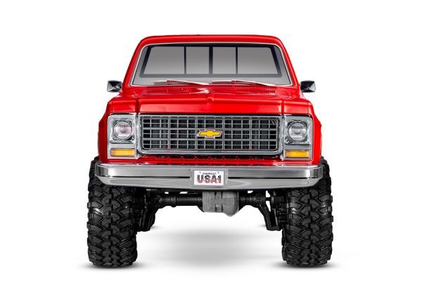 TRA92154-4RED Traxxas TRX-4 1/10 4WD RTR Scale & Trail Rock Crawler w/1979 Chevrolet K10 Truck Body (Red) w/XL-5 HV ESC & TQ 2.4GHz Radio
