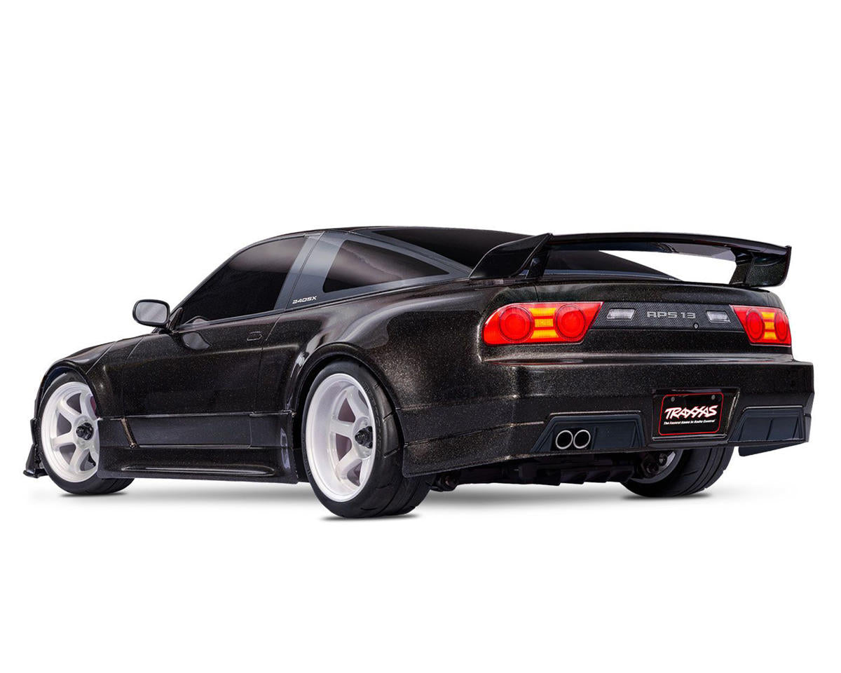 TRA93424-4BLACK Traxxas 4-Tec 2.0 Nissan 240SX 1/10 RTR Electric Brushless 4WD On-Road Car (Black) w/VX3 ESC, TQi Sport 2.4GHz Radio & TSM
