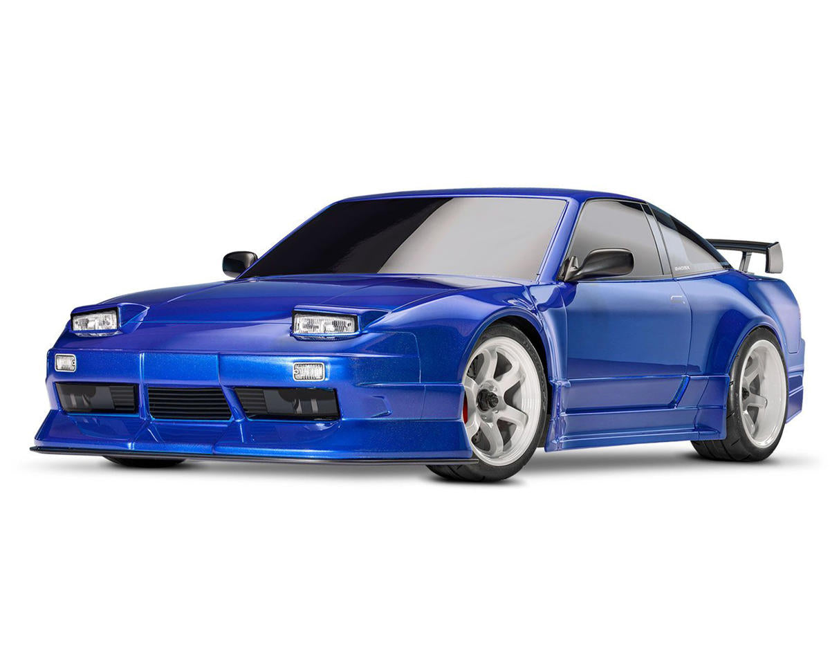 TRA93424-4BLUE Traxxas 4-Tec 2.0 Nissan 240SX 1/10 RTR Electric Brushless 4WD On-Road Car (Blue) w/VX3 ESC, TQi Sport 2.4GHz Radio & TSM