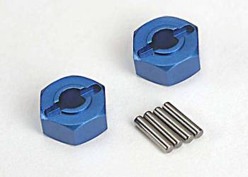 TRA1654X Traxxas Wheel Hex Aluminum (2)