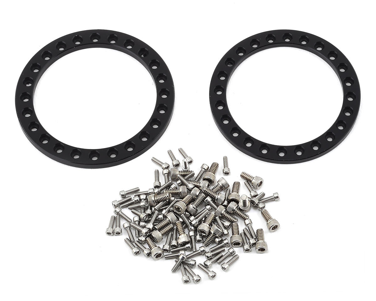 VPS07716 Vanquish Products 1.9" KMC XD127 Bully CNC Aluminum Crawler Beadlock Wheels (Bronze) (2)
