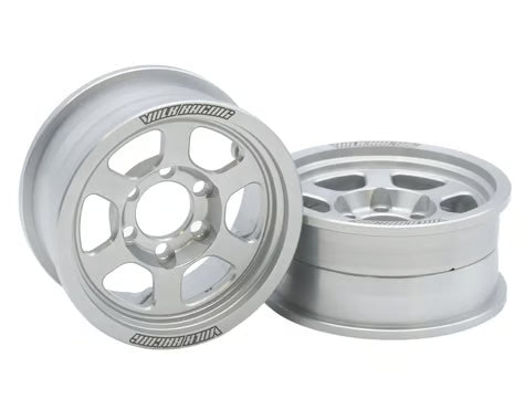 VPS08521 Vanquish Products 1.9" Volk Racing TE37XT CNC Aluminum Crawler Beadlock Wheels (Clear) (2) (M-SPEC)
