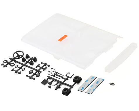 VPS10118 Vanquish Products VS4-10 Origin Classic Body Interior & Accessories Set (Clear)
