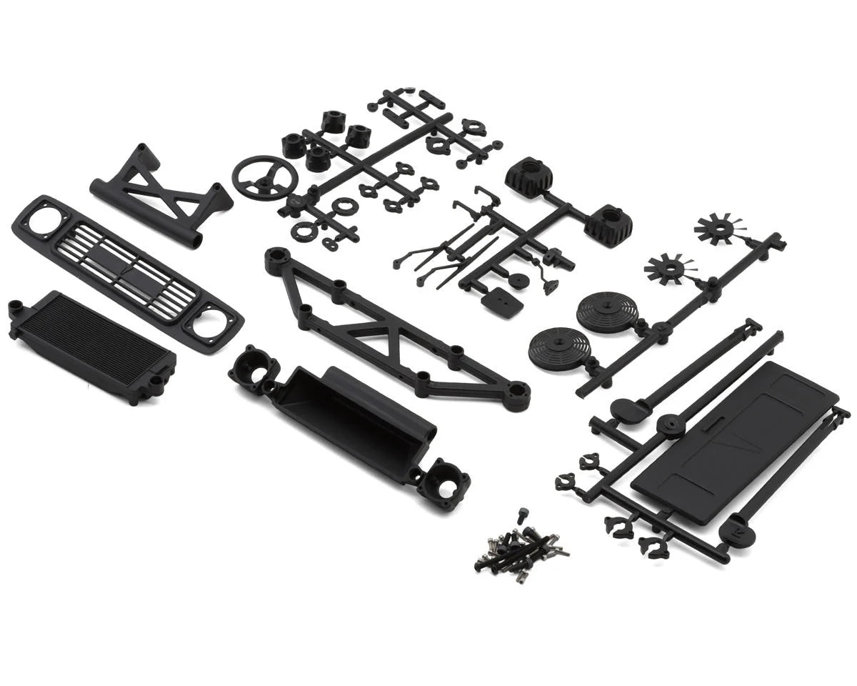 VPS10187 Vanquish Products VS4-10 Origin Classic Complete Pre-Trimmed Body Set (Clear)