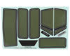VPS10187 Vanquish Products VS4-10 Origin Classic Complete Pre-Trimmed Body Set (Clear)