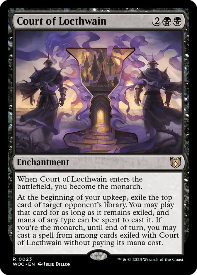 Court of Locthwain - (WOC) Wilds of Eldraine Commander