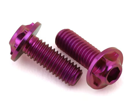 XCE-1600.6 eXcelerate 3x8mm Low Profile Titanium Motor Screws (Purple) (2)